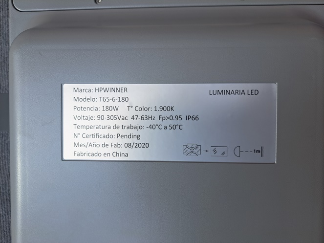 Luminaria alumbrado Publico Led / N12 #4