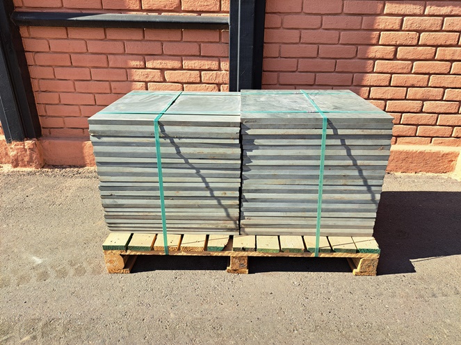 Pallet Piedra Pizarra Pulido Espejo / 600 x 600 x 22 mm Aprox #2