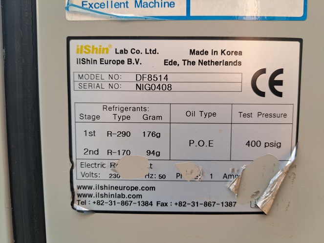 Congelador Industrial Vertical / Ilshin / Modelo DF8514 / Usado #5