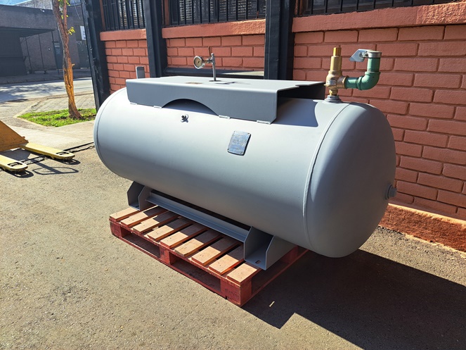 Estanque Acero Galvanizado Aire Comprimido / Usado (2) / 900 lts aprox #3