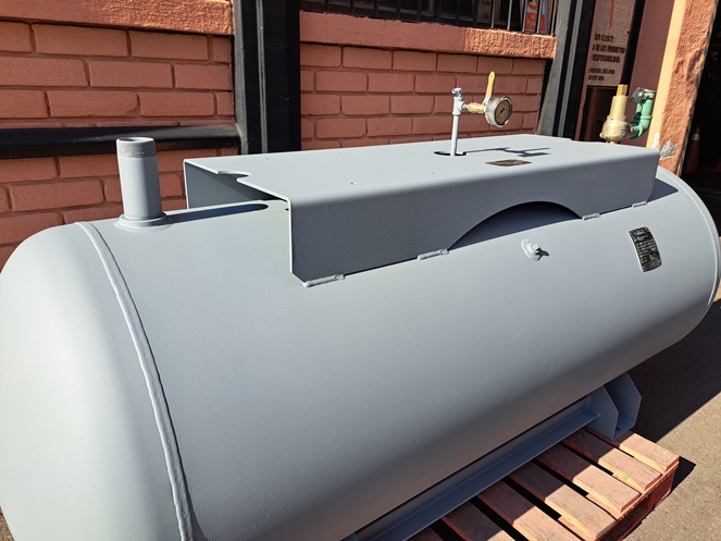 Estanque Acero Galvanizado Aire Comprimido / Usado (2) / 900 lts aprox #6