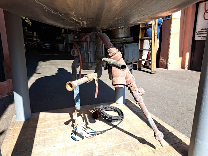 Estanque (Reactor) Acero Inoxidable Doble Camisa c/ Doble Agitador / Usado #6