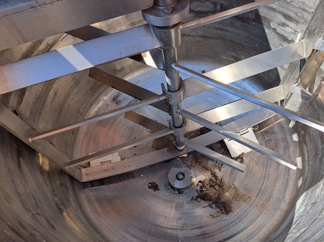 Estanque (Reactor) Acero Inoxidable Doble Camisa c/ Doble Agitador / Usado #9