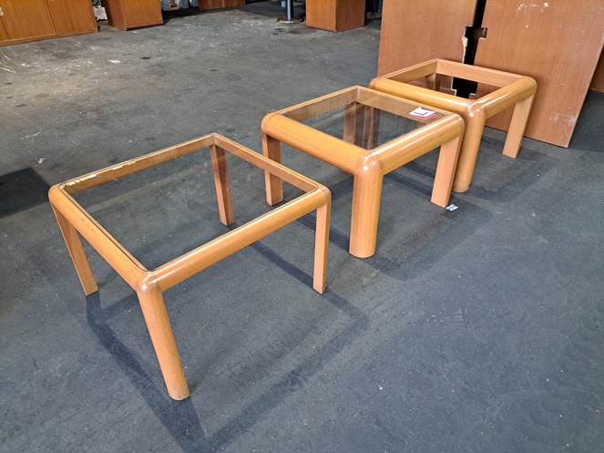 Mesita madera / enchapada / Usada / L #2