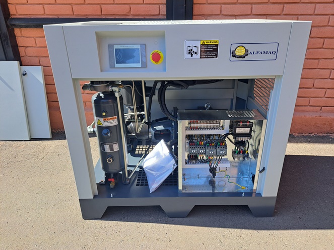 Compresor De Tornillo / MT-20 / 20 HP / 10 Bar / 380V / Alfamaq  #6