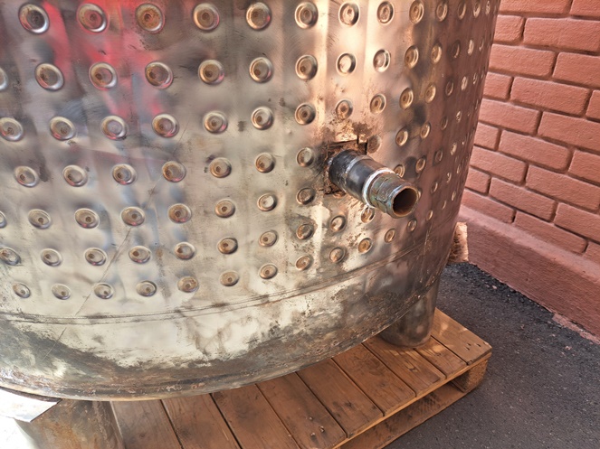 Estanque Acero Inoxidable /  Doble Camisa / 2.200 lts aprox. / Usado #4