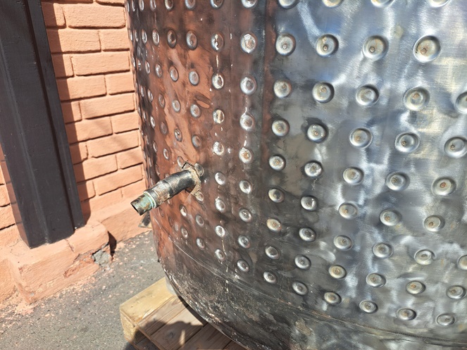 Estanque Acero Inoxidable /  Doble Camisa / 2.200 lts aprox. / Usado #5