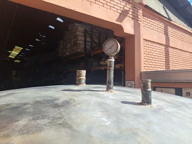 Estanque Acero Inoxidable /  Doble Camisa / 2.200 lts aprox. / Usado #7