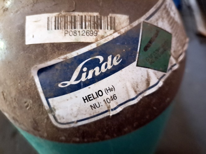 Cilindro Gas Helio / Usado  #5