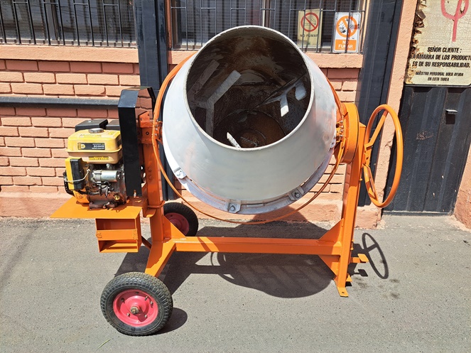 Trompo Concretero 400 Lts / Motor Bencinero Modelo SG 390E - 13 Hp. / Usado #5