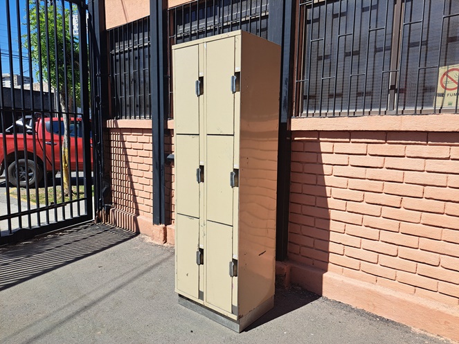 Locker Reforzado / 2 columnas / 6 puertas / Usado #3