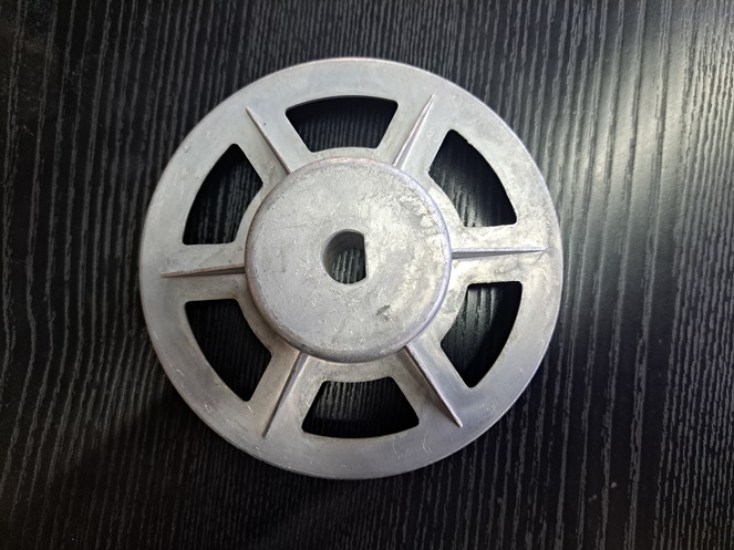 Repuesto Polea Aluminio para Trompo JS200L #3