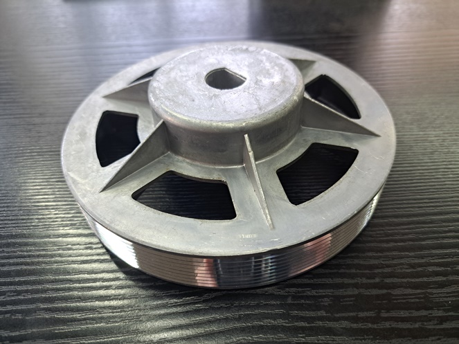 Repuesto Polea Aluminio para Trompo JS200L #4