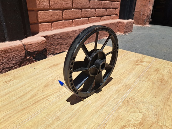 Polea de Fierro para cabezal de compresor / N3 #2