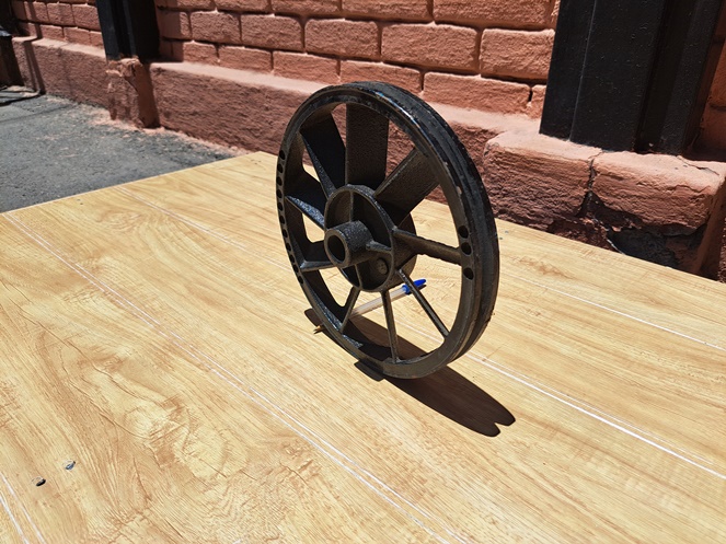 Polea de Fierro para cabezal de compresor / N3 #3