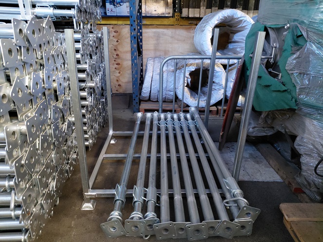 Canastillo Galvanizado Porta Alzaprima #2