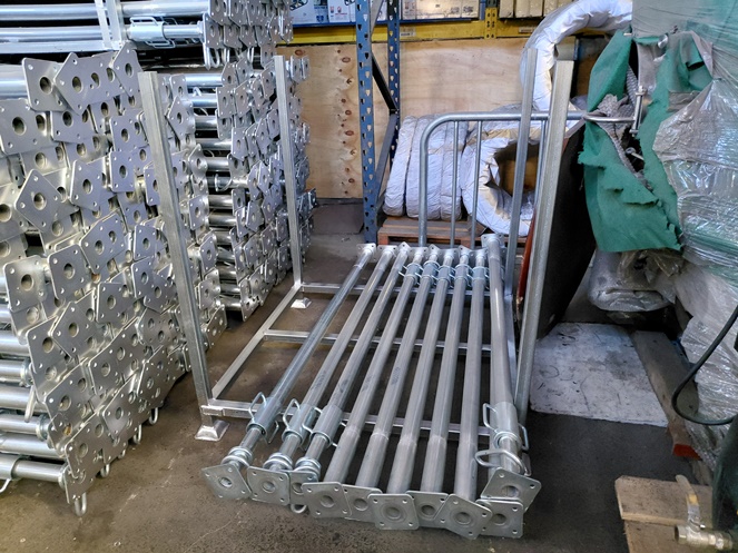 Canastillo Galvanizado Porta Alzaprima #3