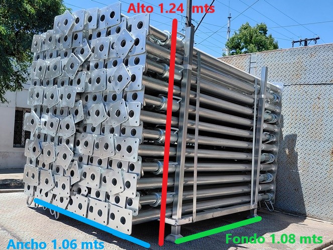 Canastillo Galvanizado Porta Alzaprima #4