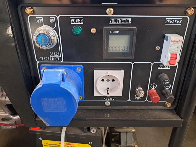 Generador Gasolina 6,5 Kw / Alfamaq / LT7500CLE / Partida Electrica #7