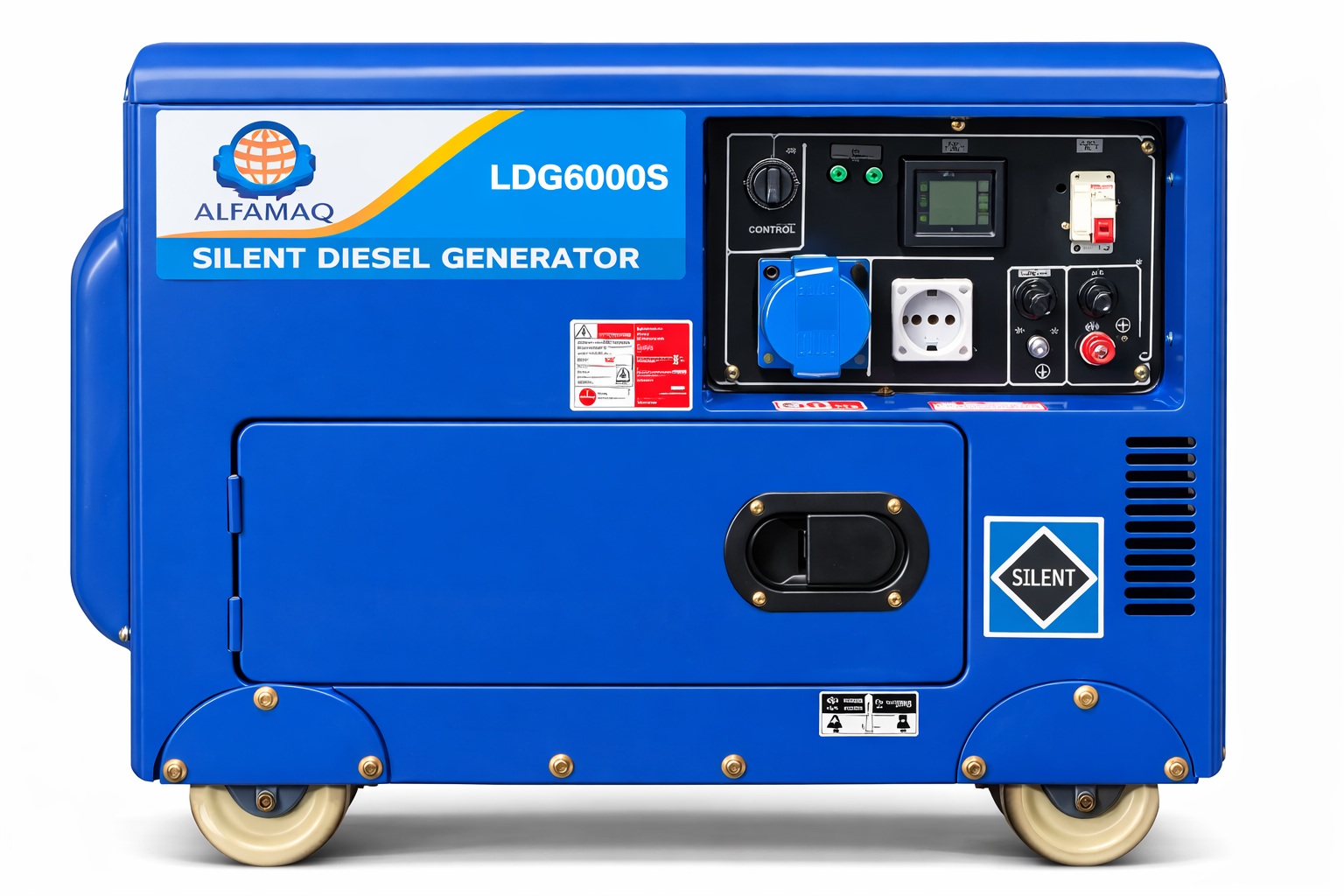Generador Diesel 5 Kva Insonorizado con ATS / Alfamaq / LDG6000S 