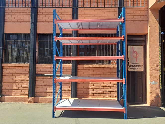 Modulo Rack 3 Mt De alto / Con Bandejas Metálicas Reforzadas / Usado #5