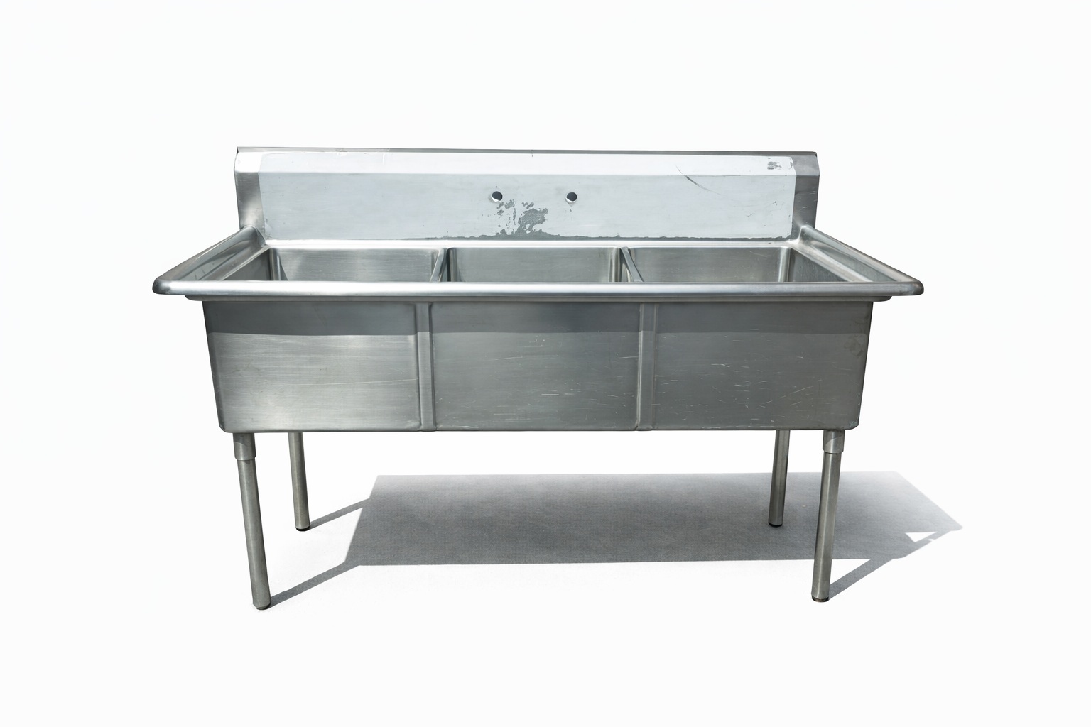 Lavafondo Acero Inoxidable 3 Cubos