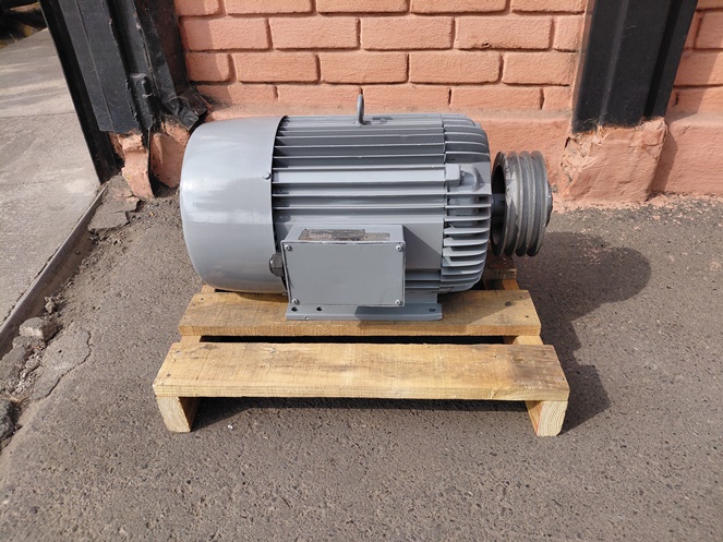 Motor Eléctrico C/ Polea de Aluminio / US Eléctrica Motors / 20 HP / 50 Hz / 1.450 rpm / Usado