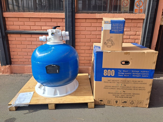 Filtro de Arena de Poliéster / Serie Dura Pool–R ADG800 / con Válvula Multiport 2” WLF020