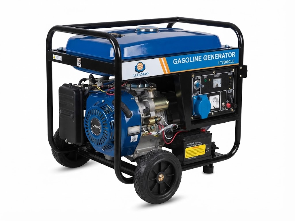 Generador Gasolina 6,5 Kw / Alfamaq / LT7500CLE / Partida Electrica