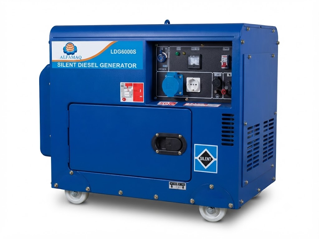 Generador Diesel 5 Kva Insonorizado con ATS / Alfamaq / LDG6000S 