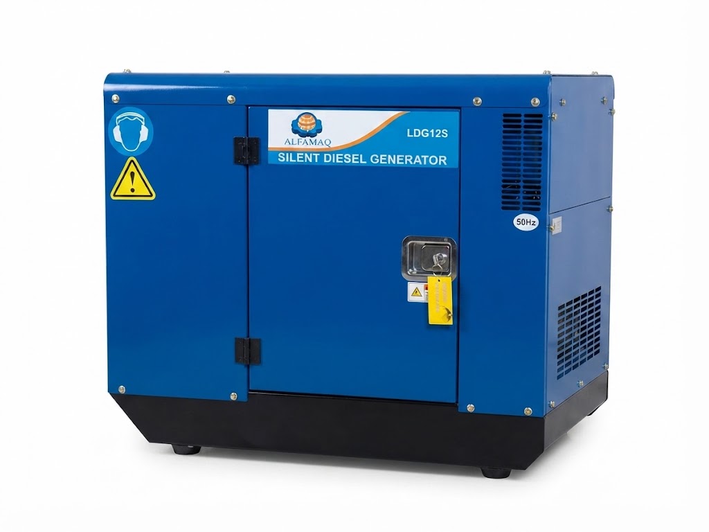 Generador Diesel 12 KVA Insonorizado con ATS / Alfamaq /  LDG12S / 220V 