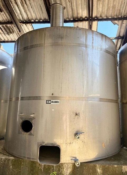 Estanque Acero Inoxidable 45.000 Lts / Usado 